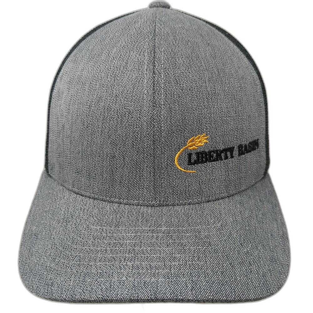 Pacific Headwear Trucker Hat Gray One Size Mesh Back Liberty Basin Snapback